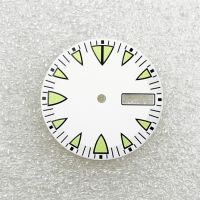 【YF】 28.5mm NH36 Watch Dial Green Luminous NH36A for 4R36 Automatic Movement NO S LOGO Dials