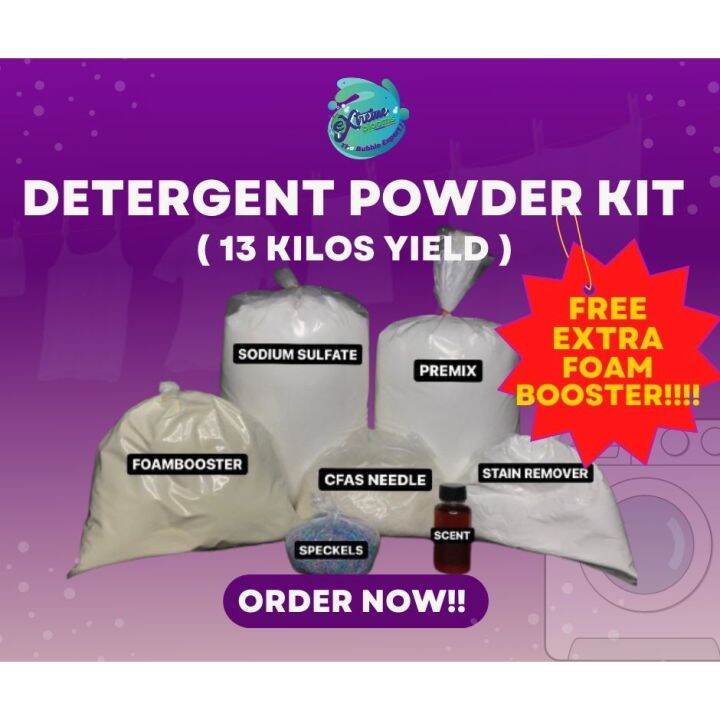 EXTREME BLOOMS Powder Detergent Kit 13kilos Yield Lazada PH