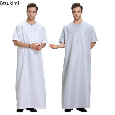 เสื้อคลุมยาวมุสลิม,ใหม่สำหรับเสื้อผ้าอิสลามแฟชั่นมุสลิมสไตล์ซาอุดิอาระเบียแบบดั้งเดิมของผู้ชายคาฟตัน