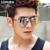 【Ready】? Polarized Sunglasses Mens Trendy Personality Eyes Driver Sunglasses Mens Toad Mirror Womens Simple Driving Driving Glasses