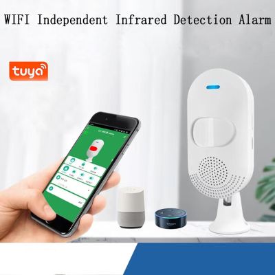 Tuya WIFI Independent Infrared Detection Alarm Pir Motion Detector Sensor for Home Security Work With Alexa