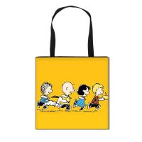 New Snoopy Cute Environmentally Friendly Shopping Bag Portable Primary And Secondary School Students Buggy Bag Universal Handbag Wholesale Hot