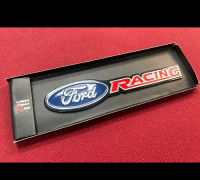 (ส่งฟรี) โลโก้ Ford Racing Aluminium Size 15X2 Cm.