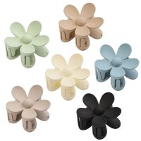 23 New Hair Claw Clips, 6PCS Matte Flower Hair Clips, Large Claw Clips For Women Thick Hair, Big Cute Dasiy Hair Clips, Non Slip Strong