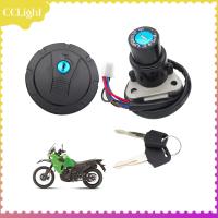 ล็อคประตูไฟฟ้าล็อคสวิทช์ไฟจุดระเบิดจักรยานยนต์ CCLight สำหรับ Klr650 Kawasaki