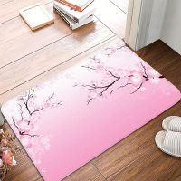 Non-slip Bath Mat Sakura Living Room Rugs Pink Carpet In The Bathroom Carpet Kitchen Mat Toilet Floor Mat Bathtub Anti-slip Wc