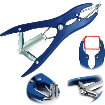 Pigs Castration Pliers With 100pcs Castrator Rings Tail Docking Device  Veterinary Tool For Farm Livestock