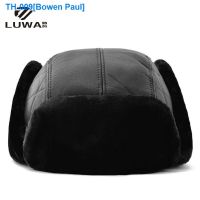 ✾﹉ Winter plush cortical earmuffs lei fengs cap male elderly father warm warm northeast old hat waterproof thickening