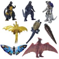 HOT!!!☊ pdh711 Mini Godzilla Dinosaur Toys Action Figures 6 Generation 8pcs Set Gift and Reward for Children kids Party Birthday Gift