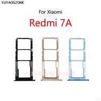 ช่องเสียบซิมเครื่องอ่านการ์ดซิมช่องเสียบบัตรที่ใส่ถาดสำหรับ Redmi 7A