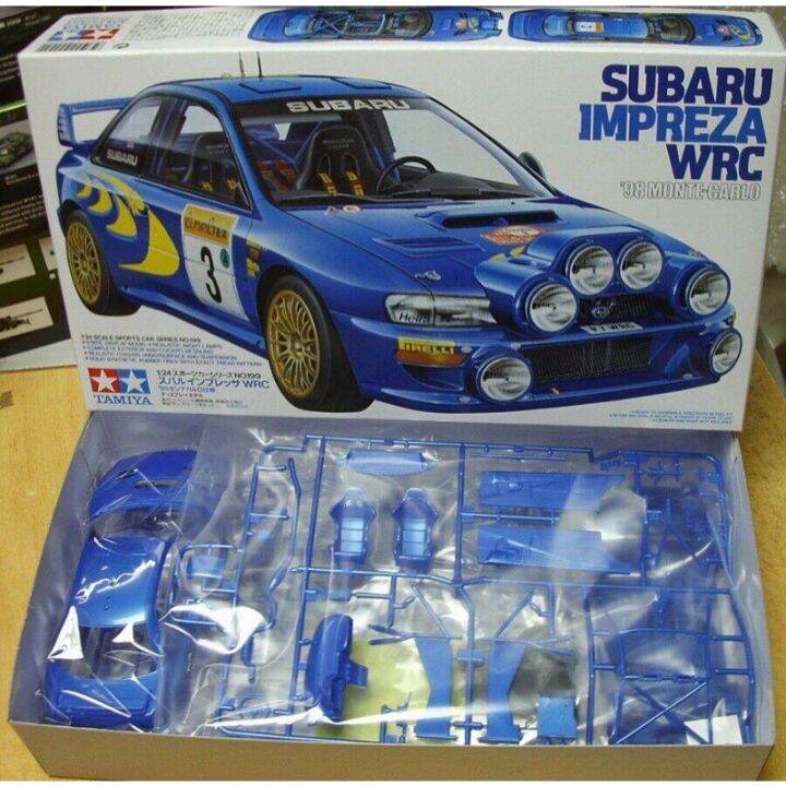 Tamiya 24199 1/24 Scale Model Rally Car Kit Subaru GC8 Impreza WRC 39