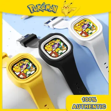 Pokémon Pikachu Unisex Child LCD Light-up Watch with Silicone Strap in  Black and Yellow - POK4192WM - Walmart.com
