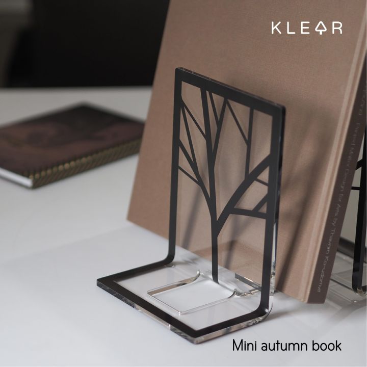 klearobject-mini-autumn-booked-1-free1-ที่กั้นหนังสืออะคริลิค-ที่คั่นหนังสือ-ที่วางหนังสือ-ฉากกั้นหนังสือ-คั่นหนังสือ-ชั้นวางหนังสือ-อะคริลิค-หนังสือ