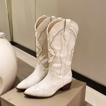 White cowboy sale boots ladies