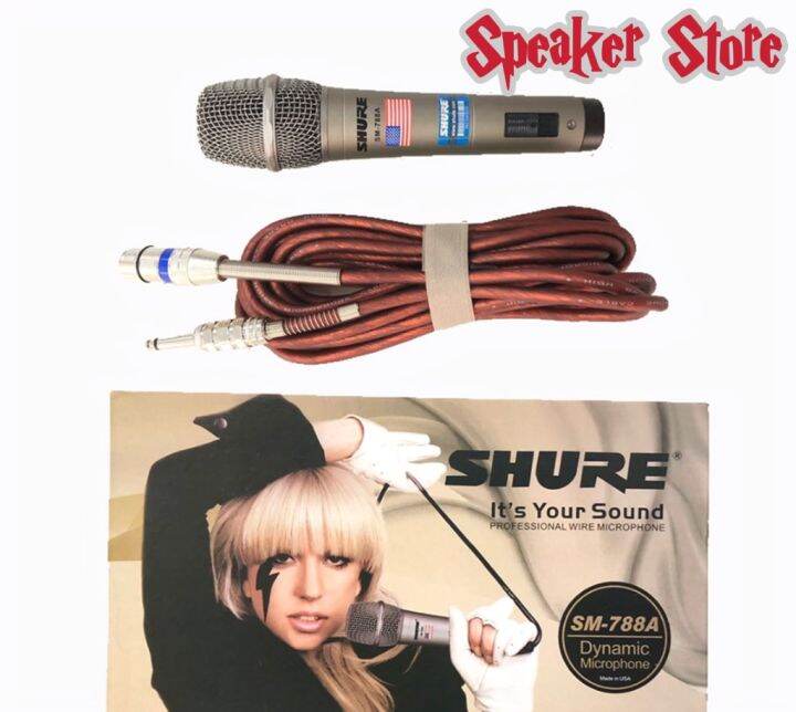 Shure SM788A Original Professional Legendary Vocal Dynamic Wire