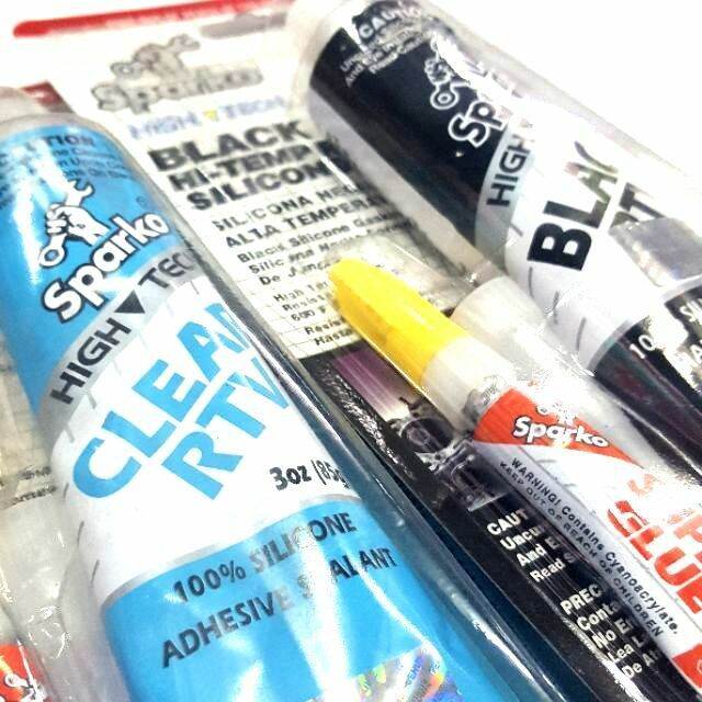 Sparko Silicone Gasket Maker Black 85g with FREE Glue (Black) Lazada PH