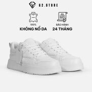 Giày thể thao nam G2 Athena Low sneaker trắng bằng da microfiber cao cấp