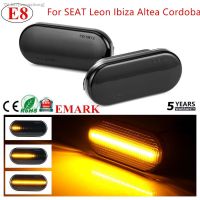 ✳㍿◈ 2pcs LED Dynamic Turn Signal Blinker Sequential Side Mirror Indicator Light for Seat Leon mk2 Ibiza Altea xl Cordoba Alhambra