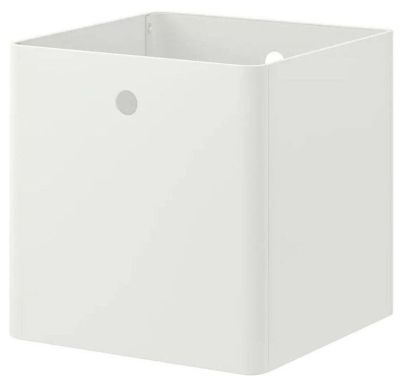 KUGGIS Storage box, white 30x30x30 cm (คูก์กิส กล่องเก็บของ, ขาว 30x30x30 ซม.)