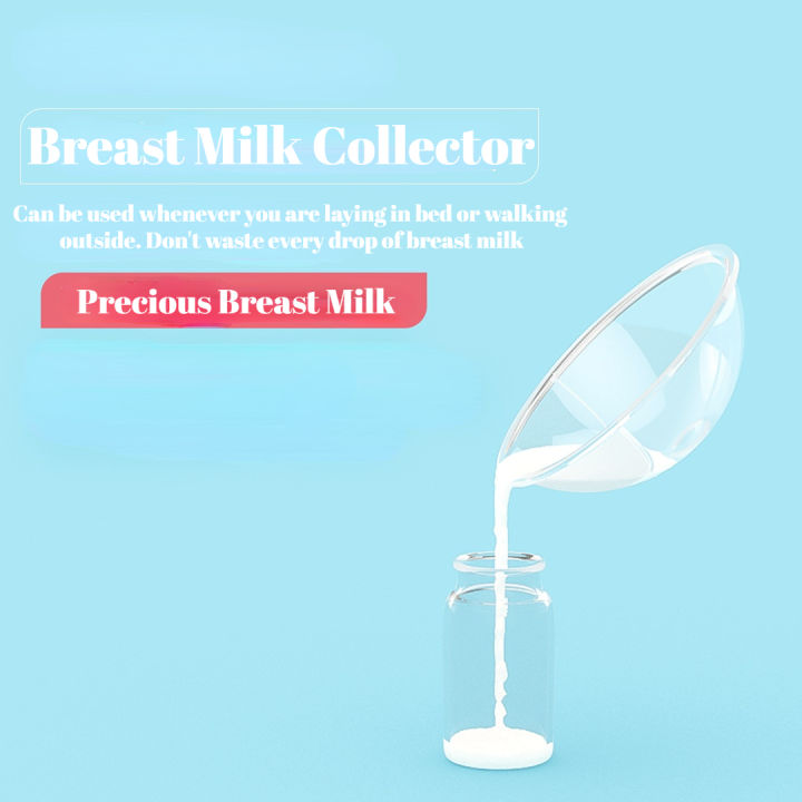 2pcs/box Silicone Breast Milk Collector For Leak-proof And Spill