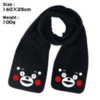 {Warm scarf}Kumamon หมีอะนิเมะฤดูหนาวผู้ชายผู้หญิง U Nisex ผ้าคลุมไหล่ที่อบอุ่นผ้าพันคอนุ่มห่อ