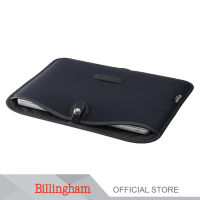 Billingham 15" Laptop Slip-Black Canvas / Black Leather