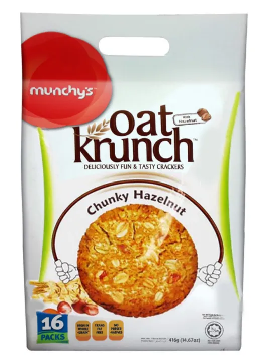 Munchy's Oat Krunch Chunky Hazelnut (390gm) | Lazada
