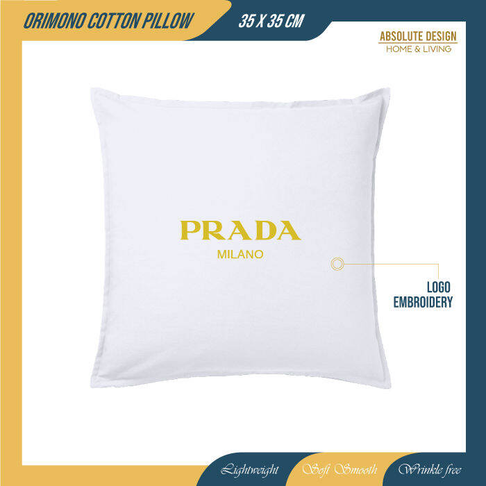 Prada Milano Design Sulam Design - Square Sofa Throw Pillow Bantal With  Woven Orimono Cushion Cover Hotel Home Vehicle | Lazada