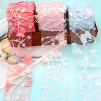 681012ซม. 10หลาผีเสื้อ Tulle Sequins ตาข่ายเบเกอรี่เค้ก Topper Tutu Bow Soft Squine DIY งานแต่งงานวันเกิดชุดเครื่องประดับ