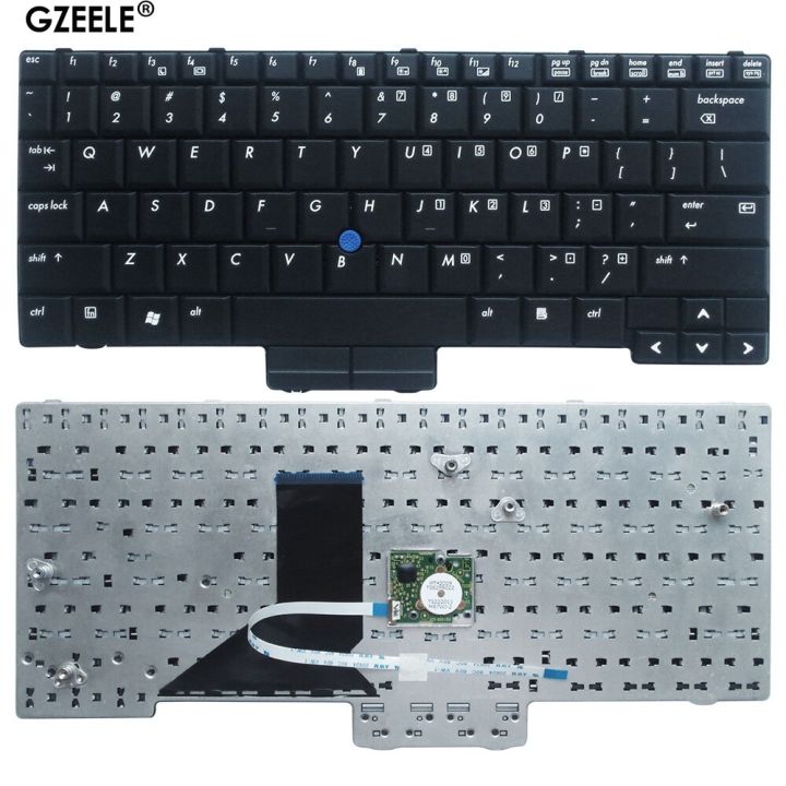 gzeele-แป้นพิมพ์แป้นพิมพ์แล็ปท็อปสหรัฐอเมริกาสำหรับคอมแพค-hp-2510-2510p-451748-001-v070146as1-us-สีดำ