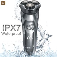 【DT】 hot  Electric Shaver for Mens Electric Razor IPX7 Waterproof Beard Trimmer Hair clipper With LCD display Smart shaver Wet-Dry Dual