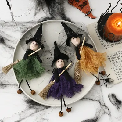 Ghost Festival Home Decor Halloween Party Witch Theme. Halloween Decorations Figurines Home Party Witch Decorations Ghost Festival Witches Broom