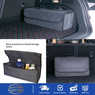 Car Foldable Storage Box Trip Leather Organizer Bag For Volkswagen