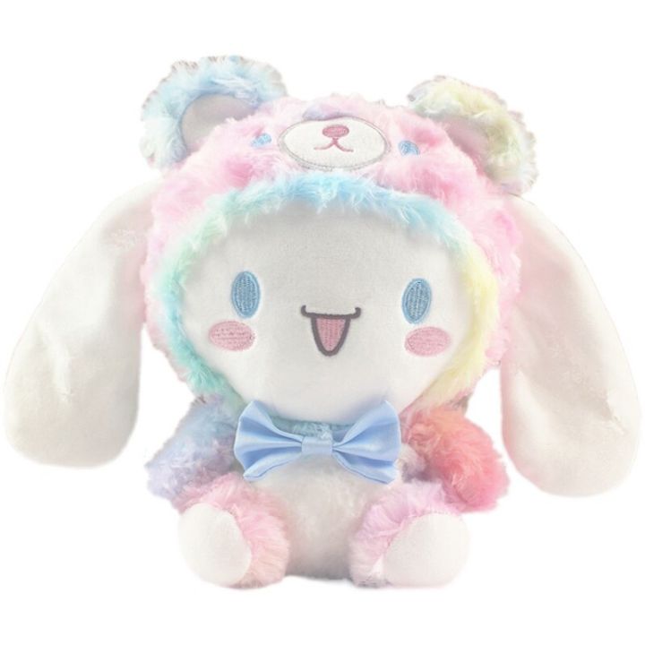 ของเล่นตุ๊กตาผ้ากำมะหยี่สีรุ้ง34สไตล์ลายการ์ตูน-sanrio-kuromi-my-melody-cinnamoroll-pochacco-pochacco-pompom-purin-สำหรับเด็กของขวัญประหลาดใจ