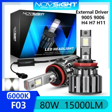 Mini 15000lm 9005 9006 LED H7 LED Headlight Bulb Auto High Low H11