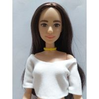 ตุ๊กตาบาร์บี้ตุ๊กตาบาร์บี้สำหรับเด็กผู้หญิงตุ๊กตาบาร์บี้ผมสีดำยาวตุ๊กตาบาร์บี้หายาก
