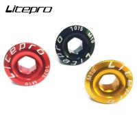 【Ready Stock】■✧ D44 Litepro M18 Chainwheel Cap Crank M19 M20 Aluminum Alloy Mountain Bike Crank Screw Cover