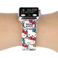 ∋☎ Dla Apple zegarek pasek miękkiego silikonu do serii iWatch 7/ 6/se/5/4/3/2/1 Cartoon pasek do 41mm 45mm 38mm 40mm 41mm