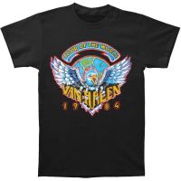 Hot sale Van HALEN Tour Of World Band T-Shirt 1984 Official Merchandise T-Shirt  Adult clothes