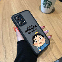 GGK เคสสำหรับ Xiaomi Redmi Note 12 5G Xiaomi Poco X5 5G การ์ตูนอนิเมะจัดอันดับของพระมหากษัตริย์ Poggi ขอบเคสนิ่มใส่โทรศัพท์มีน้ำค้างแข็งโปร่งใสแข็งคลุมทั้งหมดกล้องกันกระแทก