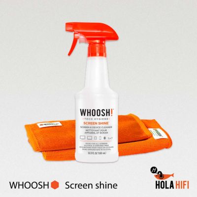 WHOOSH! SCREEN SHINE PRO [500ml] + ผ้าไมโครไฟเบอร์ X 2ผืน น้ำยาทำความสะอาด มือถือ แท็บเล็ต หน้าจอ ของแท้ พร้อมส่ง