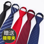 Cà Vạt Cho Nam Trang Phục Trang Trọng Cà Vạt Không Khóa Kéo Phiên Bản Hàn