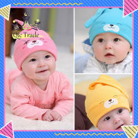 【จัดส่งที่รวดเร็ว✨】Bear Cartoon Hat Soft Comfortable Skin-friendly Pure Cotton Hat 0-3 Year Old Newborn Baby