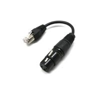 15cm XLR 3 Pin Female To RJ45 Male Network Connector Adapter Converter Cable DMX-CON Controller Series For LED RGB Strips Cables