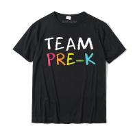 ทีม Pre K ครูกลับไปที่โรงเรียนเสื้อด้านบนท็อปส์เสื้อยืดคริสต์มาสตลกออกกำลังกายแน่นผ้าฝ้ายผู้ชายด้านบนเสื้อยืด Cosie ที่มีคุณภาพสูงเสื้อยืด