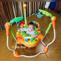 Dkids Jumperoo Jungle จั้มเปอร์เด็ก สีส้มสีสดใส มีดนตรี มีไฟ เสริมพัฒนาการเด็ก