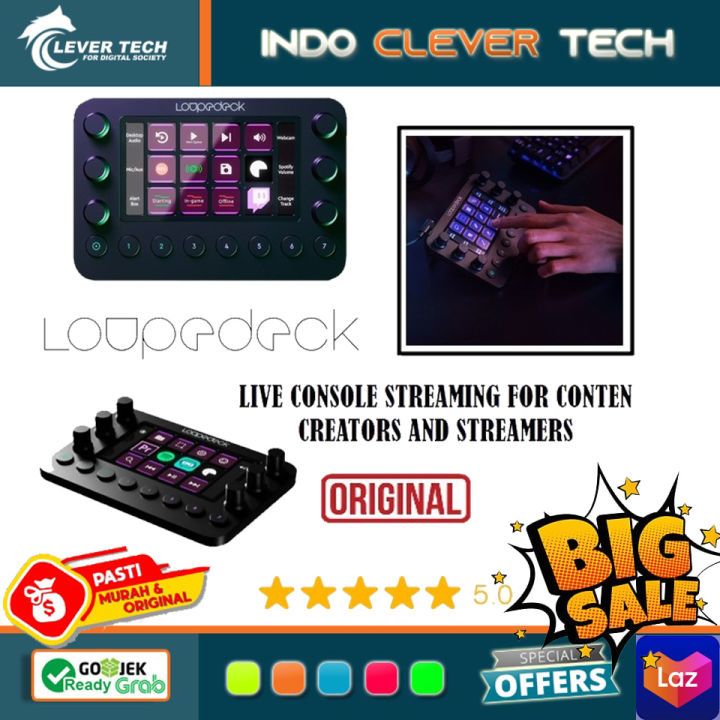 Loupedeck Live S Console for Content Creators & Streamers