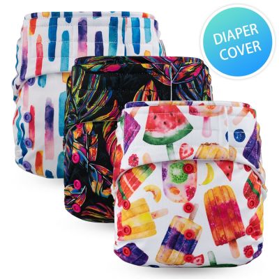 New Arrival New Pattern Hook Loop Cloth Diaper Cover Washable Baby Boy Girl Nappy Child Infant