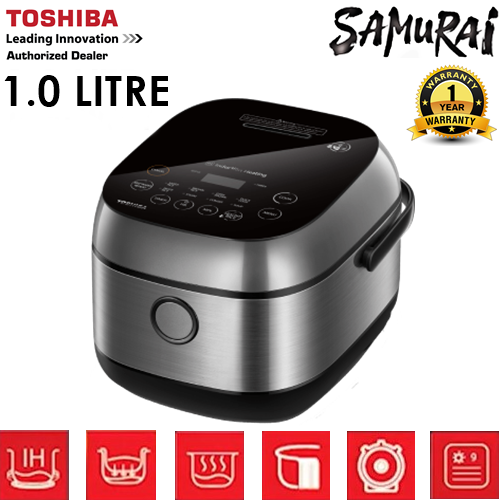 TOSHIBA IH DIGITAL LOW SUGAR RICE COOKER 1.0 LITRE RC10IRPMY/ 1.8 LITRE