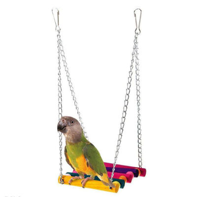 Militarys Parrot ไม้ Nibble ชิงช้าสำหรับนกแก้วบาร์บันไดสำหรับปีน Handstand Bird แขวนเปลนอนของเล่น Specification: ชิงช้าสำหรับนกแก้ว